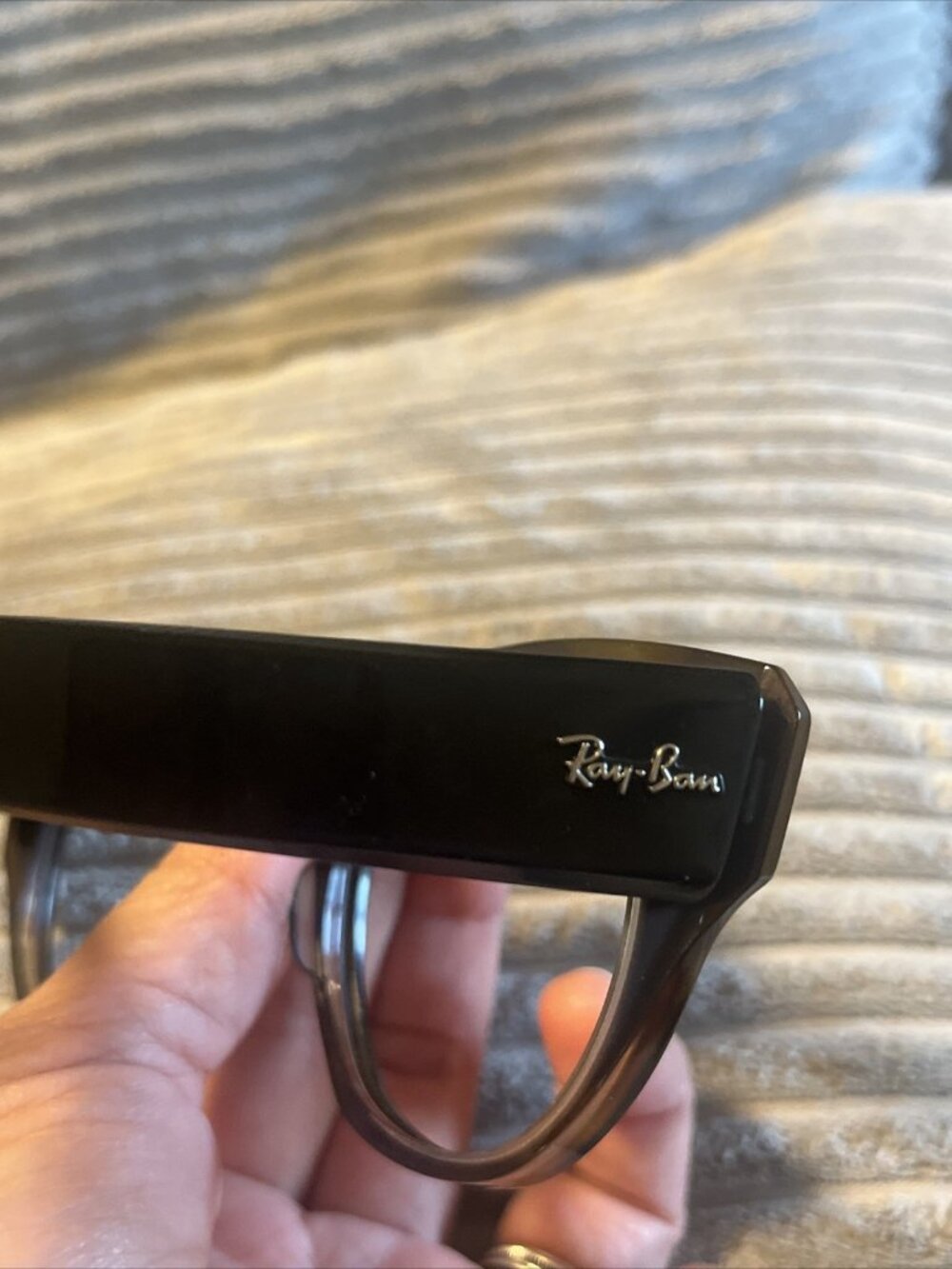 Ray Ban ROUNDABOUT Black RB2192 901/31 47□22 145 3N Frame Italy - Picture 11 of 11